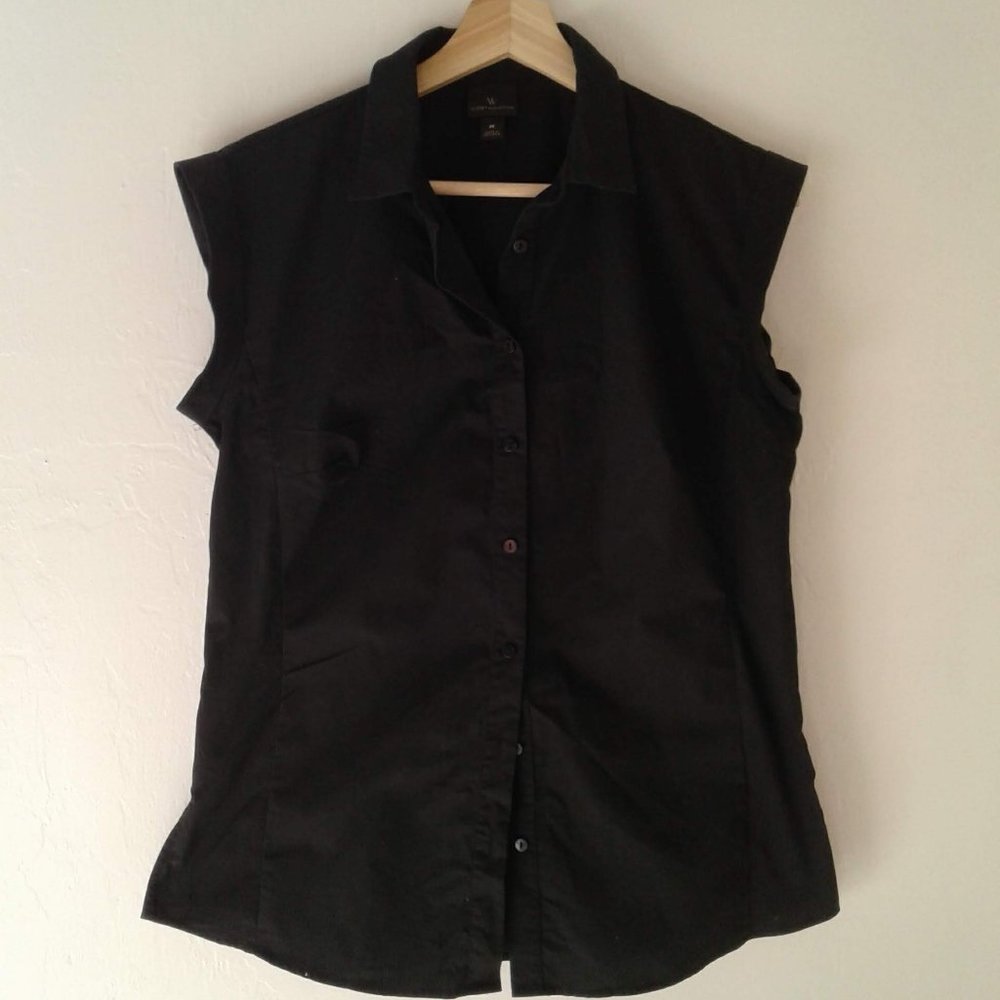 Worthington Women's Short Sleeve Button Down Shirt